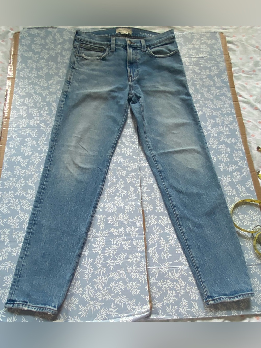 Madewell Men's Skinny Jeans in Faded Blue Wash